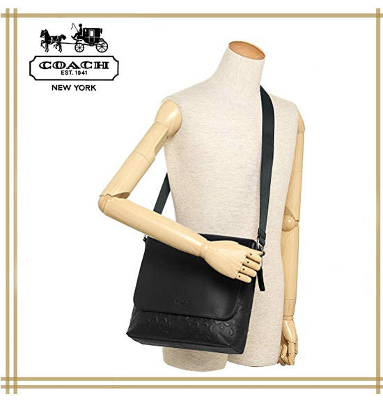 コーチメンズ COACH CHARLES SMALL MESSENGER, CHARLES CAMERA BAG F28577 F28575 F28455 F28456【F28577 NIBLK】
