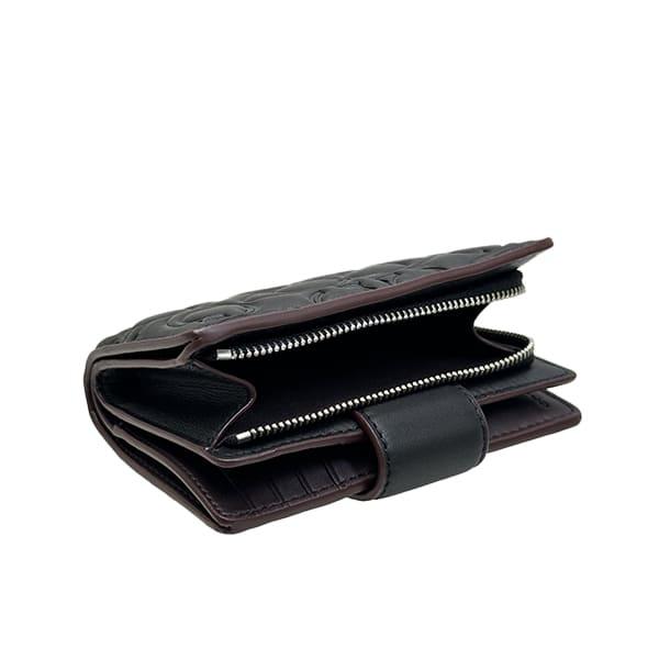 COACH★MEDIUM CORNER ZIP WALLET WITH SIGNATURE CM241