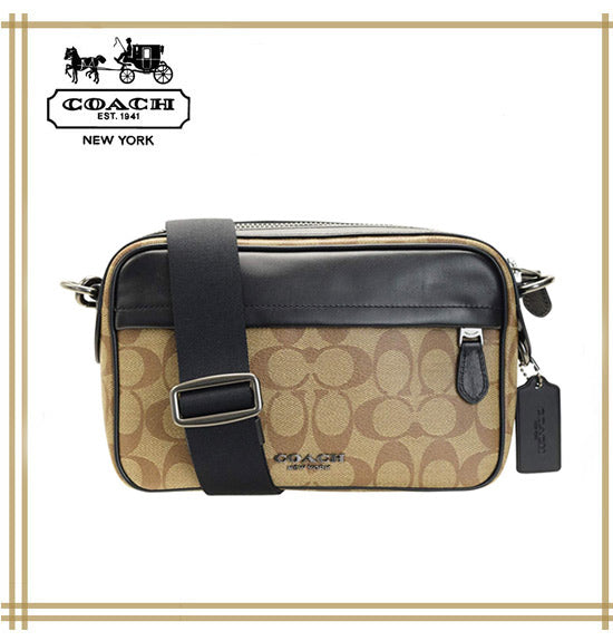コーチ メンズ レディース兼用 COACH GRAHAM CROSSBODY WITH TRAVEL PATCHES【F50715 QBTN2】
