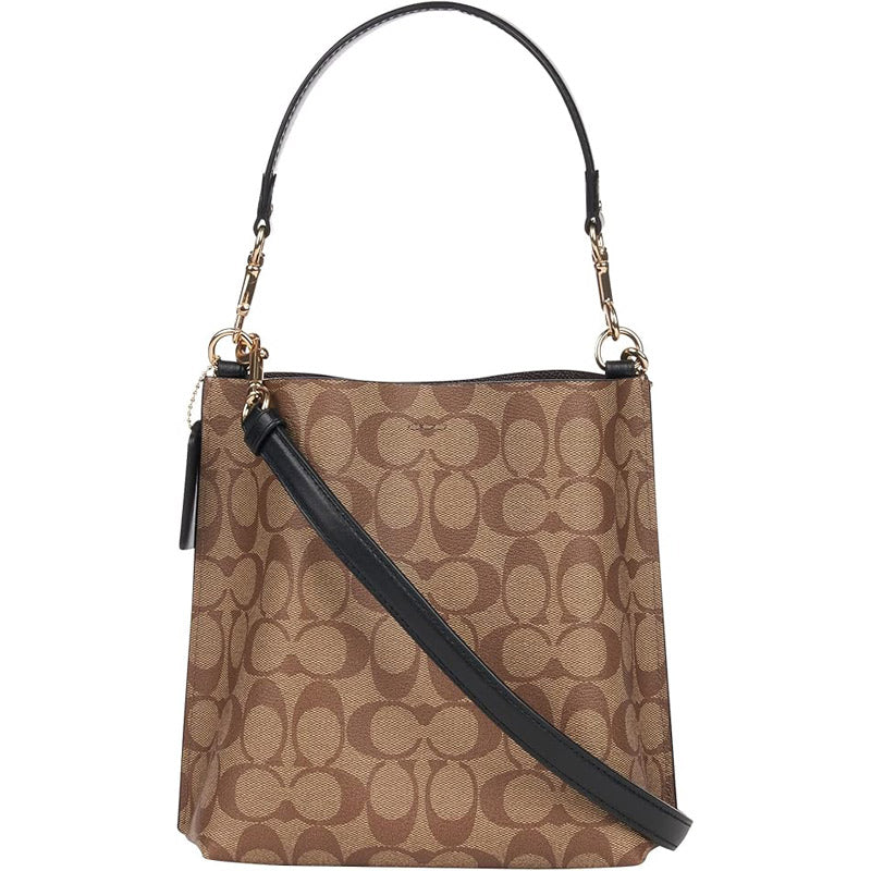COACH★MOLLIE BUCKET BAG 22 IN SIGNATURE CANVAS CA582