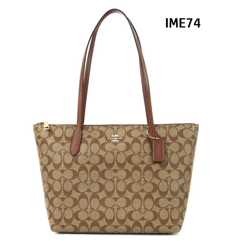 COACH★ZIP TOP TOTE 4455
