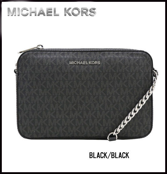 マイケルコース MICHAEL KORS JET SET ITEM CROSSBODY 35F8GTTC3B【BLACK/BLACK】