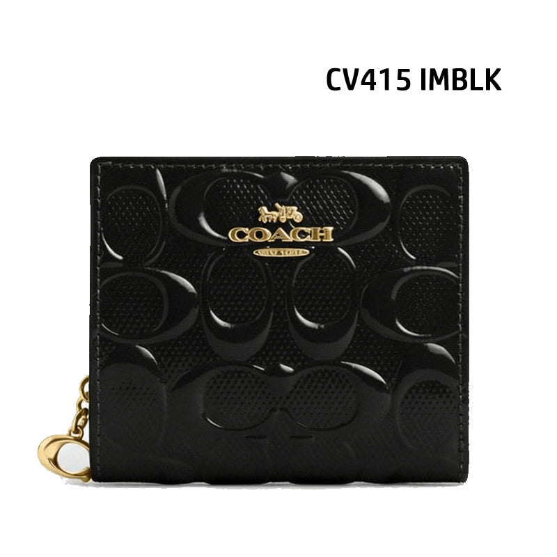 COACH★SNAP WALLET IN SIGNATURE CV415 パテントレザー