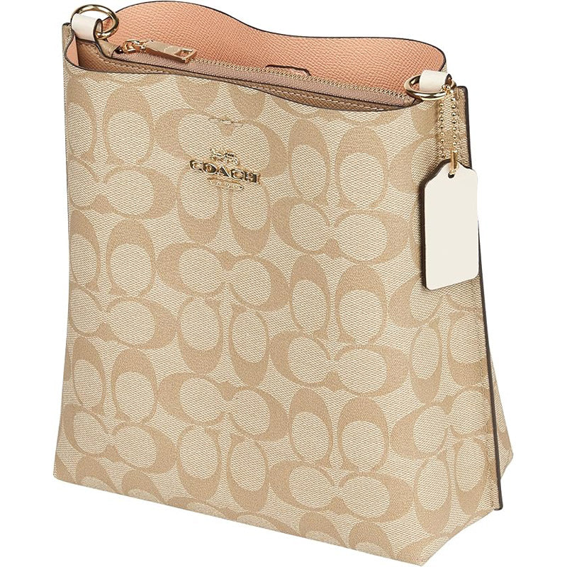 COACH★MOLLIE BUCKET BAG 22 IN SIGNATURE CANVAS CA582