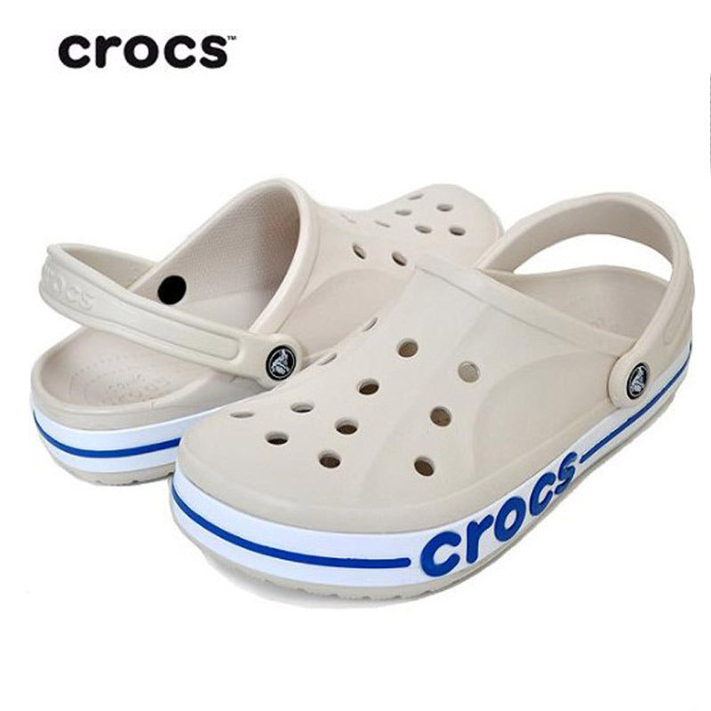 CROCS バヤバンド クロッグ BAYABAND CLOG 205089 【1FN ベージュ× コバルト ブルー】