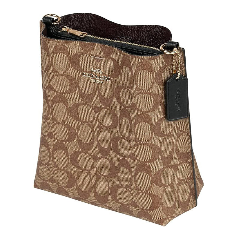 COACH★MOLLIE BUCKET BAG 22 IN SIGNATURE CANVAS CA582