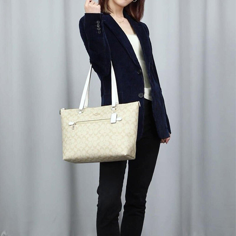 COACH★GALLERY TOTE IN SIGNATURE CANVAS F79609