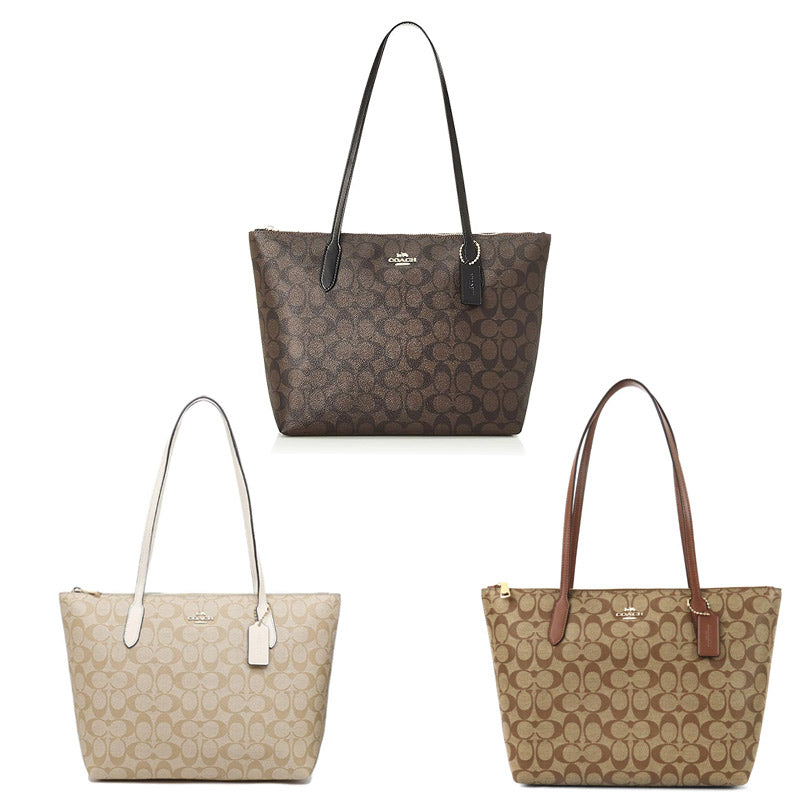 COACH★ZIP TOP TOTE 4455
