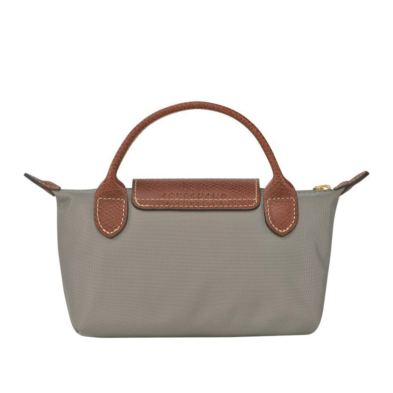 LONGCHAMP ☆ ハンドル付きポーチ LE PLIAGE 【34175 Turtledove】