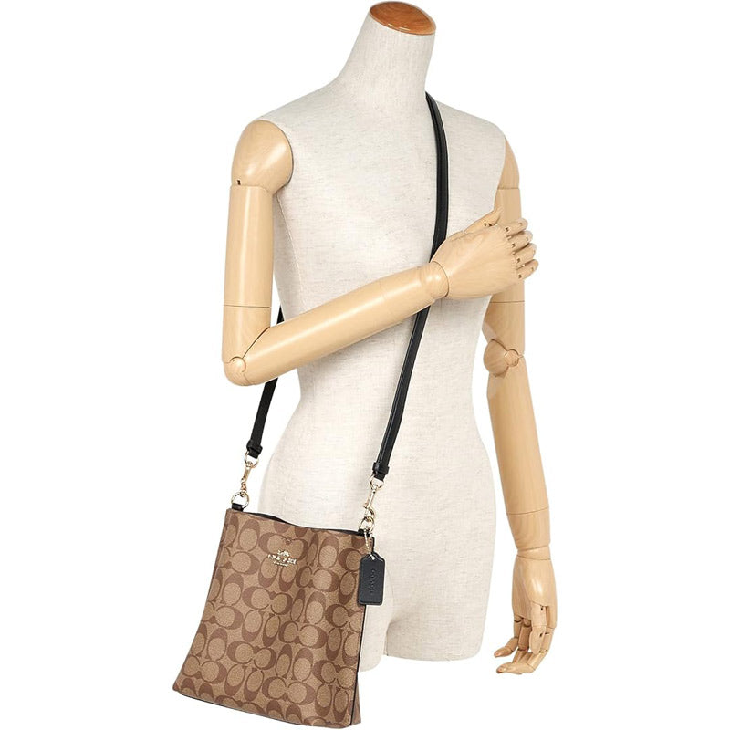 COACH★MOLLIE BUCKET BAG 22 IN SIGNATURE CANVAS CA582