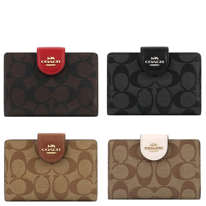 COACH★MEDIUM CORNER ZIP WALLET C0082