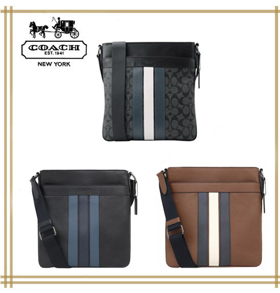 コーチメンズ COACH CHARLES CROSSBODY WITH VARSITY STRIPE F26068 F23216【F26068 QBN3C】