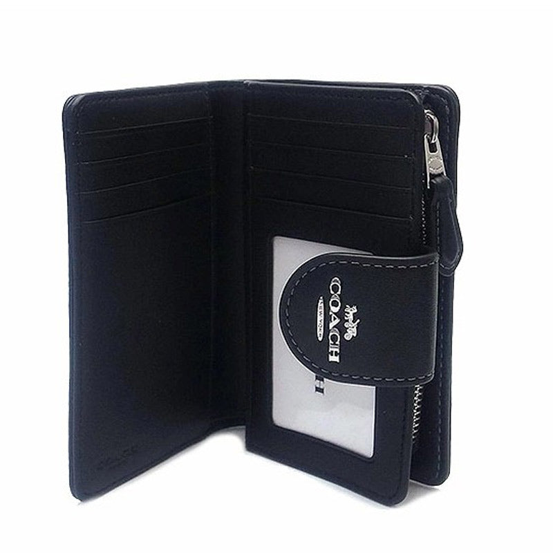 COACH★MEDIUM CORNER ZIP WALLET JACQUARD CU402