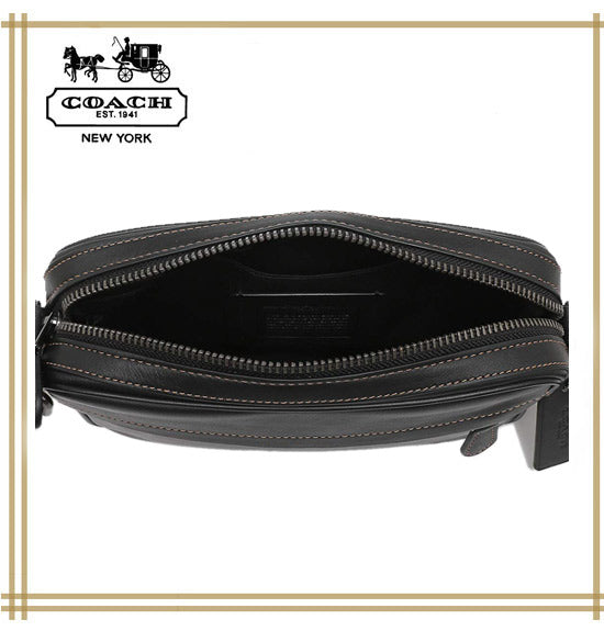 コーチ メンズ レディース兼用 COACH GRAHAM CROSSBODY WITH TRAVEL PATCHES【F39946 QB/BK】