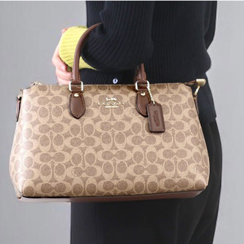 COACH★GEORGIA SATCHEL BAG IN SIGNATURE CANVAS CW422