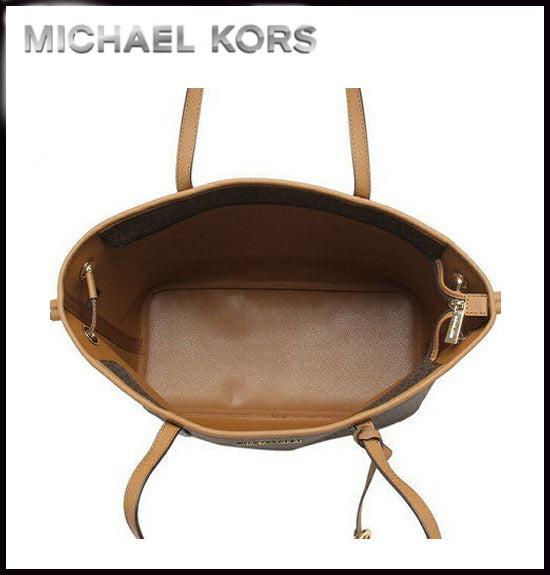 マイケルコース MICHAEL KORS JET SET TRAVEL DRAWSTRING TOTE 35T8GTVT9B 35T8STVT9B【BROWN/ACORN】