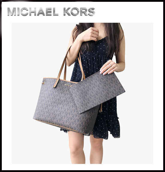 マイケルコース MICHAEL KORS JET SET TRAVEL DRAWSTRING TOTE 35T8GTVT9B 35T8STVT9B【BROWN/ACORN】