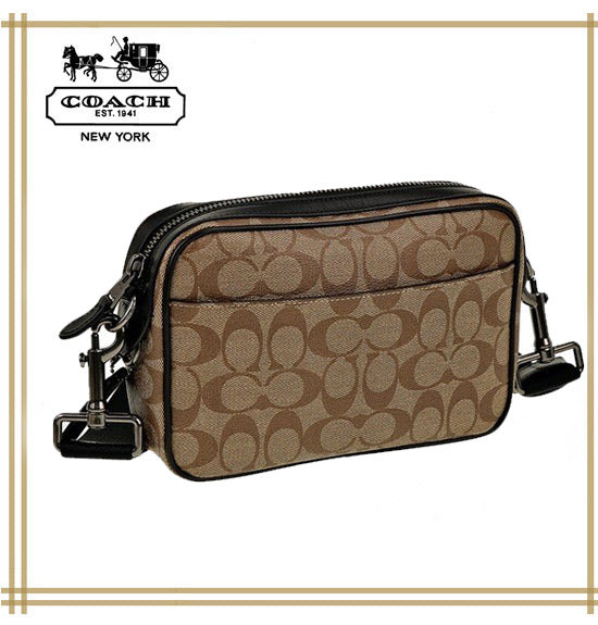 コーチ メンズ レディース兼用 COACH GRAHAM CROSSBODY WITH TRAVEL PATCHES【F50715 QBTN2】