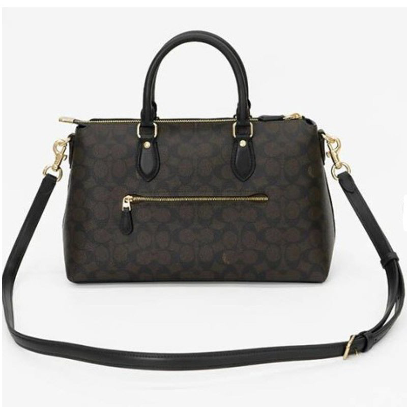 COACH★GEORGIA SATCHEL BAG IN SIGNATURE CANVAS CW422