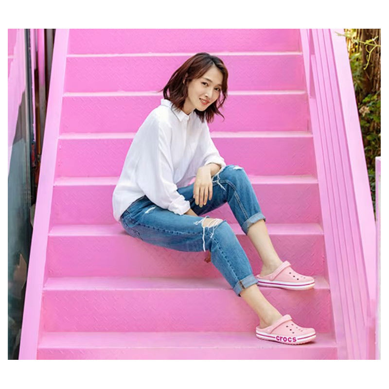 CROCS バヤバンド クロッグ BAYABAND CLOG 205089 【6OV ペタルピンク×ピンク】