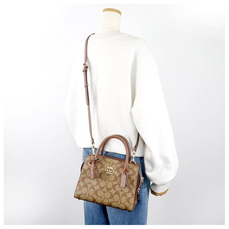 COACH★ANDREA CARRYALL IN SIGNATURE CANVAS CP083