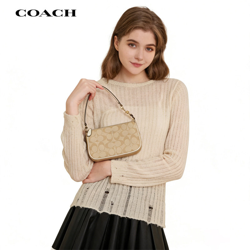 COACH★ NOLITA 19 IN SIGNATURE CANVAS C3308
