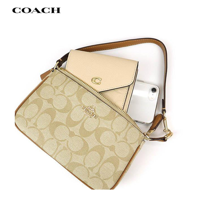 COACH★ NOLITA 19 IN SIGNATURE CANVAS C3308