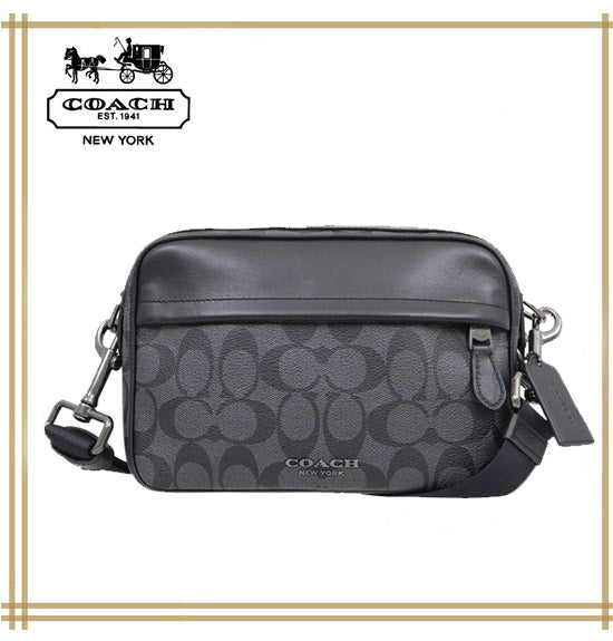 コーチ メンズ レディース兼用 COACH GRAHAM CROSSBODY WITH TRAVEL PATCHES【F50715 QBAF4】