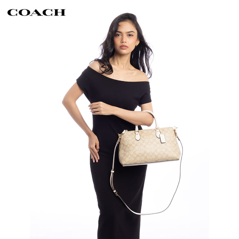 COACH★GEORGIA SATCHEL BAG IN SIGNATURE CANVAS CR156 CR157