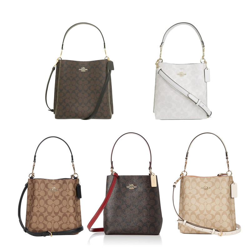 COACH★MOLLIE BUCKET BAG 22 IN SIGNATURE CANVAS CA582