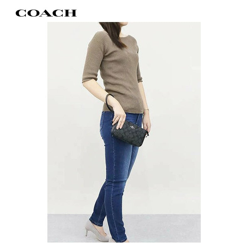 COACH★ NOLITA 19 IN SIGNATURE CANVAS C3308
