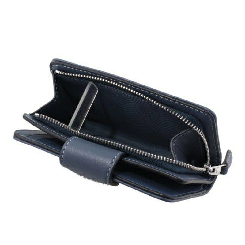COACH★MEDIUM CORNER ZIP WALLET JACQUARD CU402