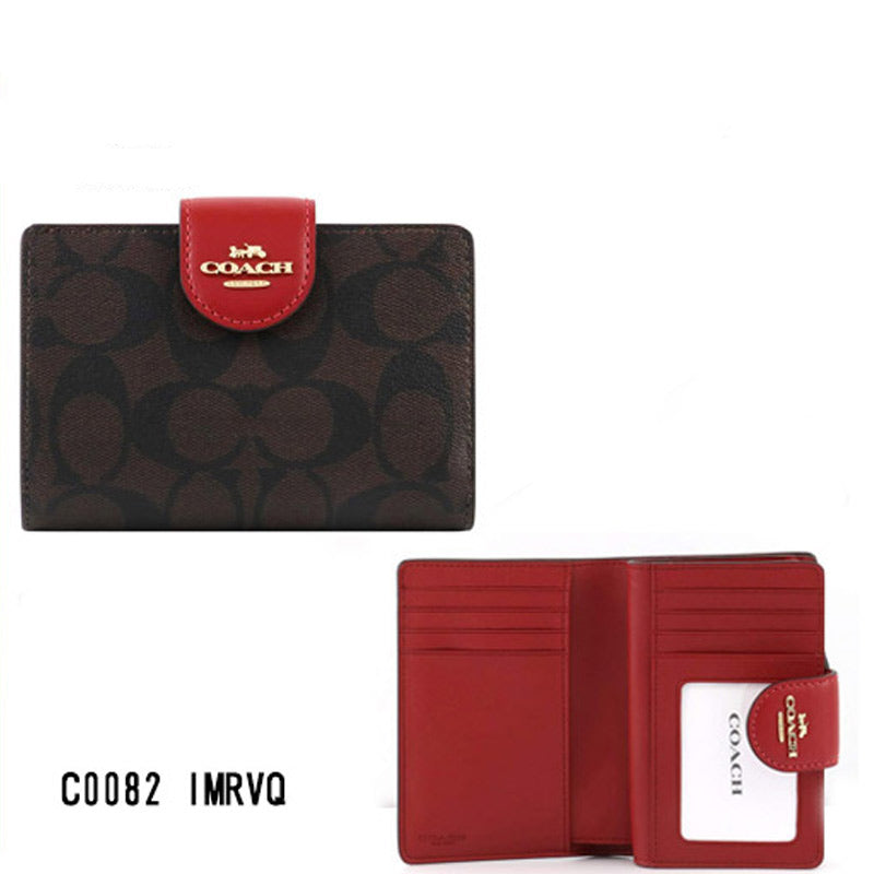 COACH★MEDIUM CORNER ZIP WALLET C0082