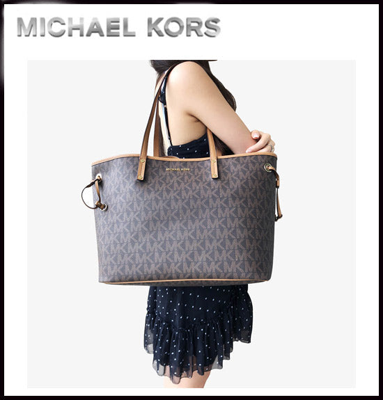 マイケルコース MICHAEL KORS JET SET TRAVEL DRAWSTRING TOTE 35T8GTVT9B 35T8STVT9B【BROWN/ACORN】