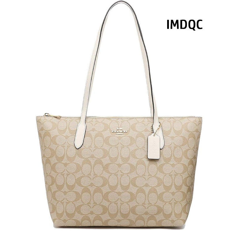 COACH★ZIP TOP TOTE 4455