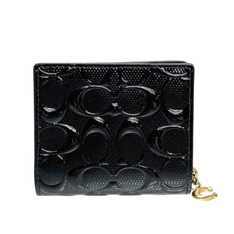 COACH★SNAP WALLET IN SIGNATURE CV415 パテントレザー