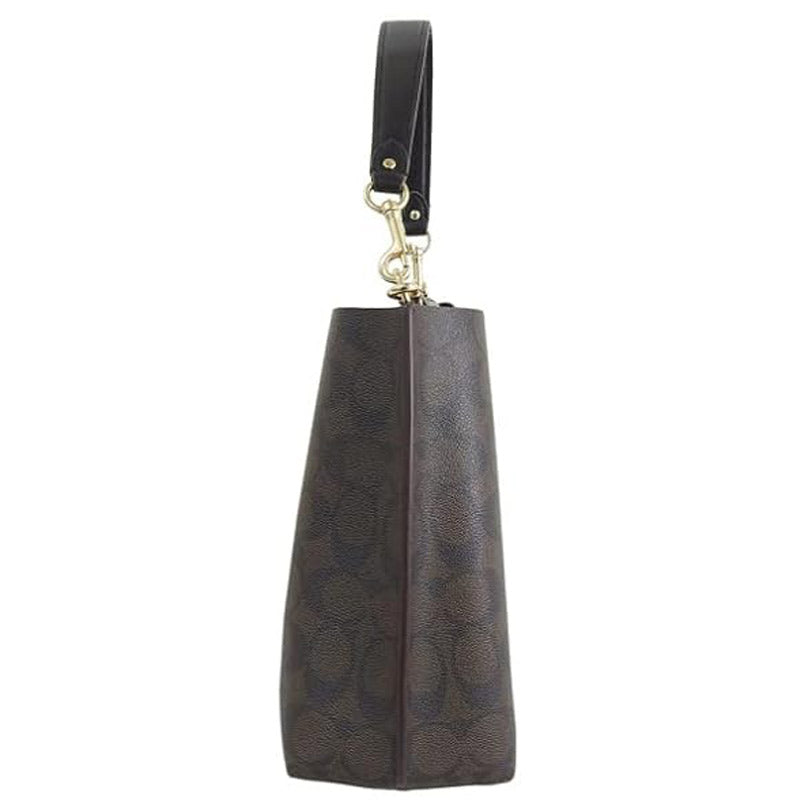 COACH★MOLLIE BUCKET BAG 22 IN SIGNATURE CANVAS CA582