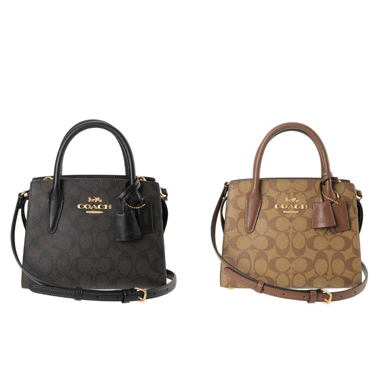 COACH★ANDREA CARRYALL IN SIGNATURE CANVAS CP083