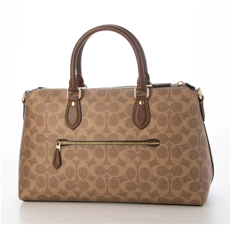 COACH★GEORGIA SATCHEL BAG IN SIGNATURE CANVAS CW422