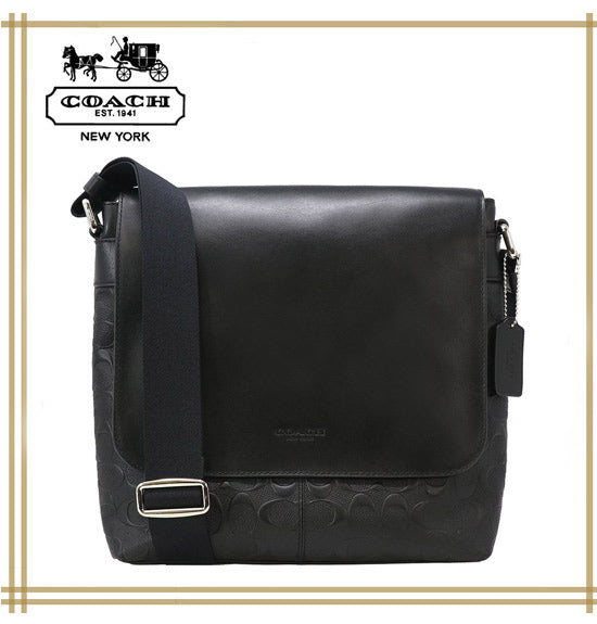 コーチメンズ COACH CHARLES SMALL MESSENGER, CHARLES CAMERA BAG F28577 F28575 F28455 F28456【F28577 NIBLK】