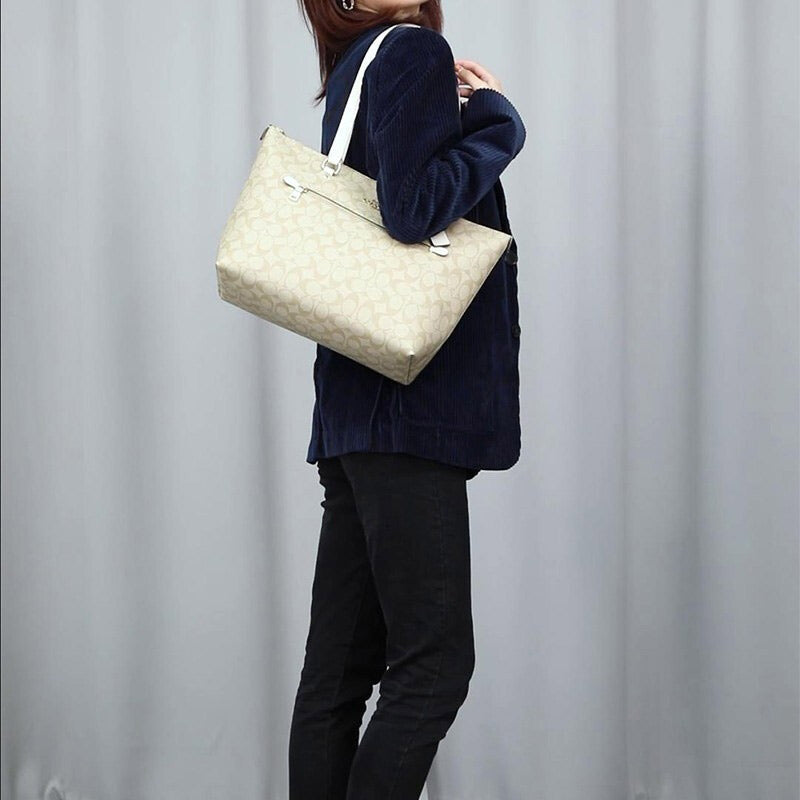 COACH★GALLERY TOTE IN SIGNATURE CANVAS F79609