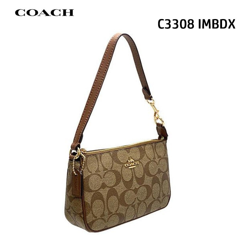 COACH★ NOLITA 19 IN SIGNATURE CANVAS C3308