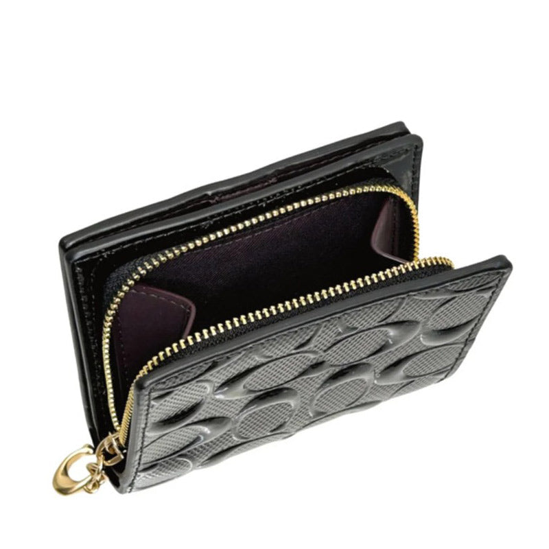 COACH★SNAP WALLET IN SIGNATURE CV415 パテントレザー