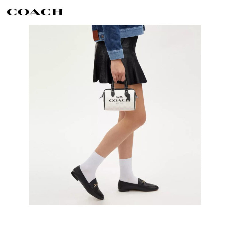 COACH★MINI ROWAN CROSSBODY IN SIGNATURE CANVAS CO959