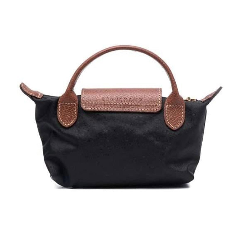LONGCHAMP ☆ ハンドル付きポーチ LE PLIAGE 【34175 Noir】