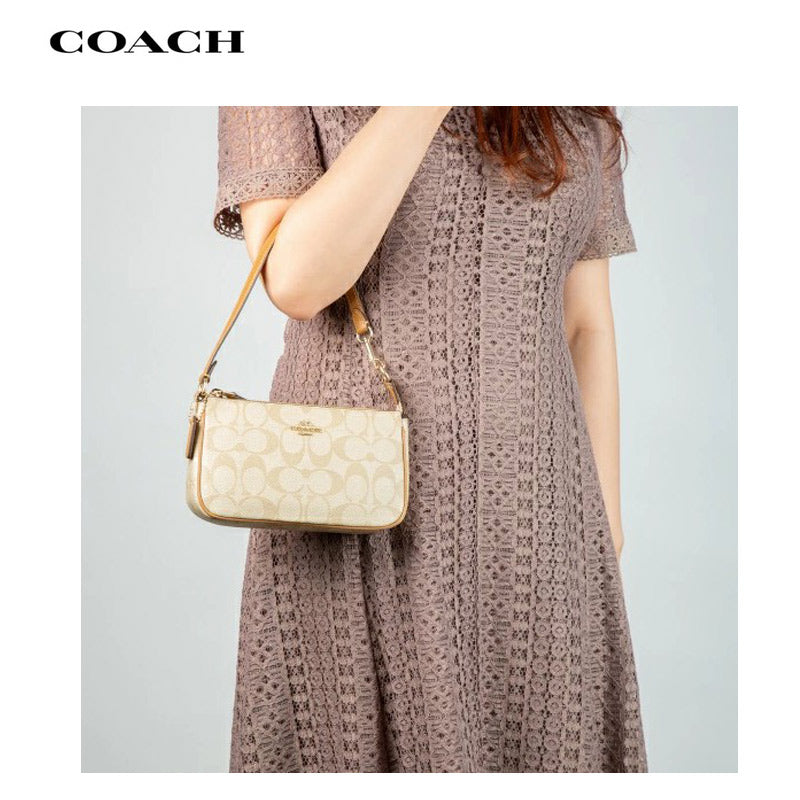 COACH★ NOLITA 19 IN SIGNATURE CANVAS C3308