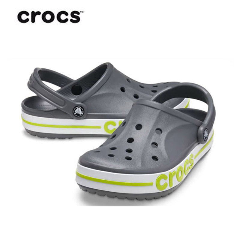 CROCS バヤバンド クロッグ BAYABAND CLOG 205089 【0A3 チャコール×グリーン】