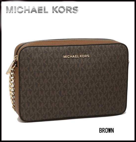 マイケルコース　MICHAEL KORS  JET SET ITEM  CROSSBODY 35F8GTTC3B【BROWN】