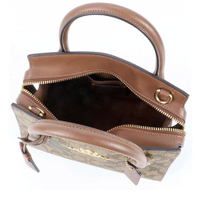 COACH★ANDREA CARRYALL IN SIGNATURE CANVAS CP083