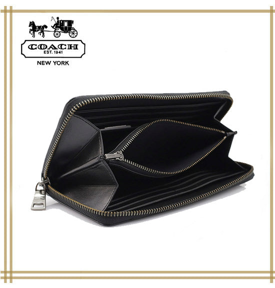コーチメンズ長財布 COACH ACCORDION WALLET IN SIGNATURE F58112